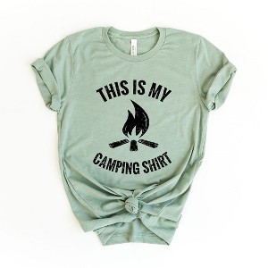 Simply Sage Market Women's This Is My Camping Shirt Short Sleeve Graphic Tee - 1 of 3