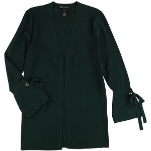 I.N.C International Concepts Womens Tie-Cuff Embellished Cardigan Sweater, Green, Medium - 1 of 1