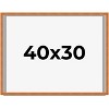 PosterPalooza | Classic Brown Picture Frame - UV Acrylic, Backing Board, Hanging Hardware Included - 2 of 4