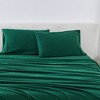 Isla Jade 100% Turkish Cotton Solid Flannel Sheet Set - 2 of 4
