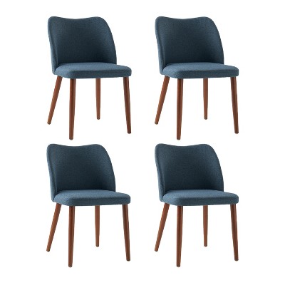 Elisa Mid-century Modern Upholstered Dining Chair Set of 4 | ARTFUL LIVING DESIGN