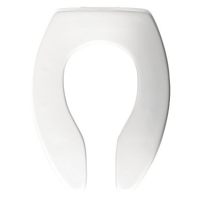 Bemis  Toilet Seat,Elongated Bowl,Open Front 3155SSC
