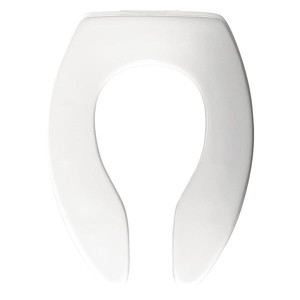 Bemis  Toilet Seat,Elongated Bowl,Open Front 3155SSC - 1 of 3