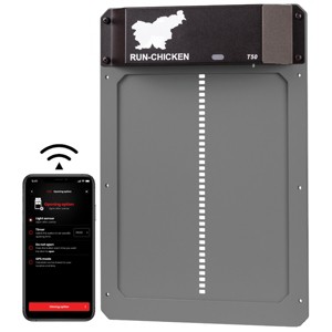 RUN-CHICKEN - T50 Automatic Coop Door (Gray) - 1 of 1
