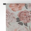 Marta Barragan Camarasa Terracotta Flowered Garden Single Panel Sheer Window Curtain - Deny Designs - 4 of 4