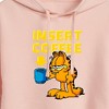 Women's - Garfield - Coffee Cropped Graphic Hoodie - 2 of 3