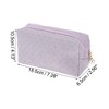 Unique Bargains Women Portable Solid Color Makeup Bag 1 Pc - 3 of 3