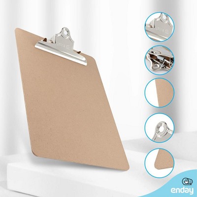 Enday Standard Size Hardboard Clipboard Target