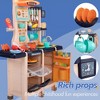HOMEFUN Play Kitchen Set Kids Cooking Playset - 4 of 4