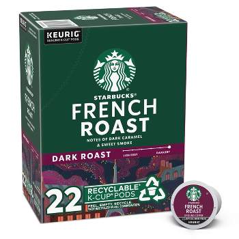 Starbucks Keurig French Roast Dark Roast Coffee Pods - 22 K-Cups