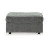 Signature Design by Ashley Contemporary Stairatt Ottoman, Gravel - 3 of 4