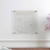 Martha Stewart Acrylic Monthly Dry Erase Wall Calendar Gold Print Clear: Office Wall Organizer & Desk Organization Set - 2 of 4