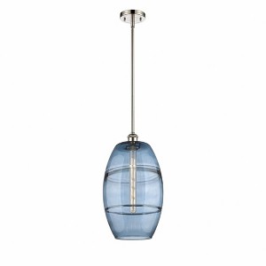 Vaz - 1 Light Stem Hung Mini Pendant In Industrial Style-18.5 Inches Tall and 10 Inches Wide - 1 of 1