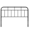 Modway Alessia King Metal Headboard – Arched Spindle Frame in Classic Black Finish, Vintage-Inspired Accent for Modern Bedrooms - 2 of 4
