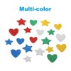 Unique Bargains Heart Style Self-Adhesive Glitters Home Decor Card DIY Foam Stickers - 3 of 4