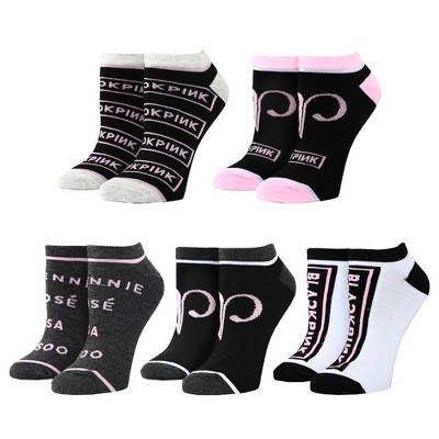 Blackpink Group Members Ankle Socks set 5-pack for women