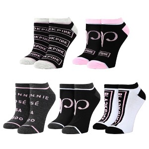 Blackpink Group Members Ankle Socks set 5-pack for women - 1 of 4
