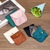 Unique Bargains Velvet Portable Rings Necklace Bracelet Earring Snap Button Storage Jewelry Pouch 20 Pcs - 3 of 4