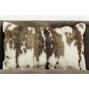 HomeRoots 12" X 20" Brown and White Throw Pillow - 2 of 4