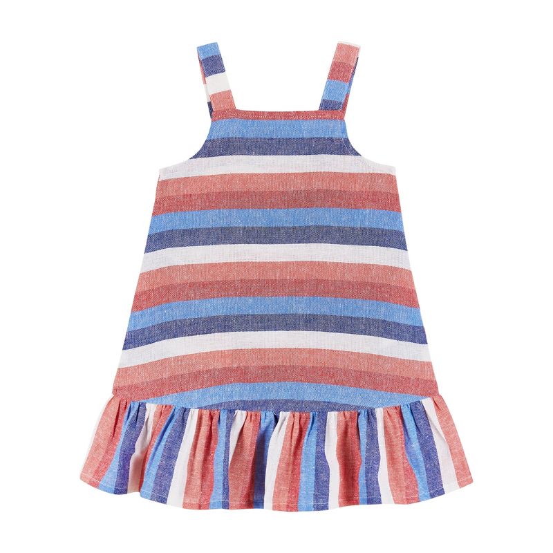 Andy & Evan  Kids Americana Striped Chambray Dress, 1 of 3