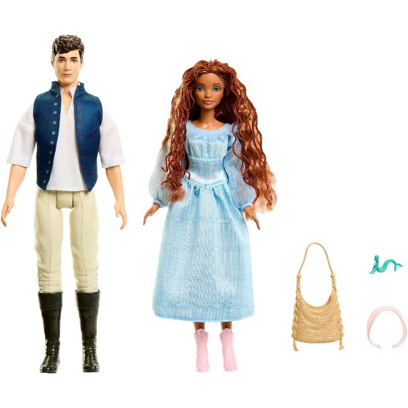 Disney The Little Mermaid Ariel &#38; Prince Eric Fashion Dolls and Accessories, 5 of 13
