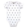 Hudson Baby Infant Boy Cotton Bodysuits 3pk, Captain - 3 of 4