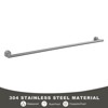 WOWOW 36 in. Stainless Steel Wall Mounted Single Towel Bar in Brushed Nickel - 4 of 4