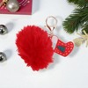 Unique Bargains Christmas Keychain with Double Ring and Lobster Clasp Alloy 2.76" 1 Pc - 4 of 4