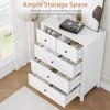 5 Drawer Dresser for Bedroom, Modern Tall Dresser Organizer with Storage Drawers - 4 of 4