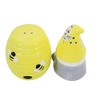 3.0 Inch Bee Gnome Salt & Pepper Set Beehive Flowers Salt And Pepper Shakers - 3 of 3