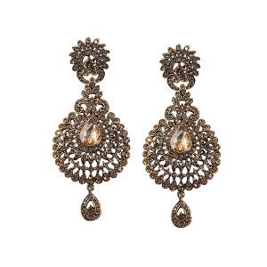 SOHI Women's Crystal Drop Earrings - 1 of 4
