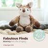 Bearington Willow Plush Fawn Stuffed Animal, 15" tall (10" sitting) baby deer - 2 of 4