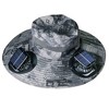 LakeForest"Outdoor Sun Hat with 2 Rechargeable Fans, Solar Powered, UPF 50+, Breathable for Hiking & Camping"DarkGreylnk - 2 of 4