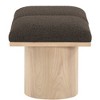 Meridian Furniture,Pavilion Boucle Fabric Bench - 3 of 4
