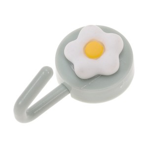 Unique Bargains Utility Adhesive Hook Side Up Egg 1.97"x1.18" 1Pc - 1 of 4