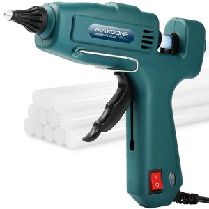 100W Heavy Duty Hot Glue Gun Kit - Full Size Fireproof Glue Gun with 12 Glue Sticks for DIY Crafts & Home Repairs - 1 of 4