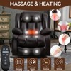 KTMBDW Oversized Power Lift Recliner Chair,Electric Recliner Chair with Massage and Heating,Dual Motor Lift Recliner with Pockets - 3 of 4