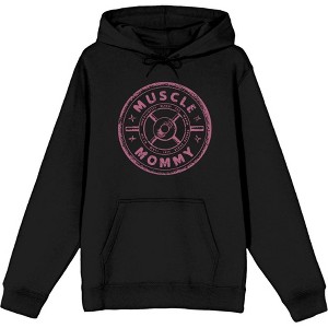 Muscle Mommy Weight Plate Adult Long Sleeve Hoodie - 1 of 2