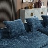 NicBex Modular Sectional Sofa,U-Shaped Chenille Couch with 5 Pillows for Living Room,Apartment,Office,No Assembly Require,Blue - 4 of 4