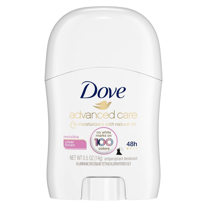 Dove Beauty Advanced Care Clear Finish Invisible Antiperspirant &#38; Deodorant Stick - 0.5oz - Trial Size, 3 of 7