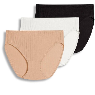 Jockey Women's Supersoft Breathe French Cut - 3 Pack 7 Black/ivory/light :  Target