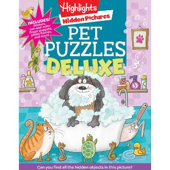 Pet Puzzles Deluxe - (Highlights Hidden Pictures) (Paperback)