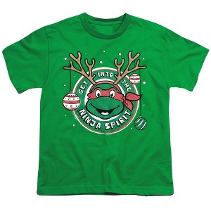 Boys' Teenage Mutant Ninja Turtles Ninja Christmas Spirit T-Shirt - 1 of 4