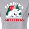 Women's - Coca-Cola - Seasons Greetings Polar Bears Cropped Graphic T-Shirt - 2 of 4