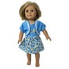 Doll Clothes Superstore Handmade Floral Sundress with Jacket – Fits 18-Inch Girl Dolls - 2 of 4
