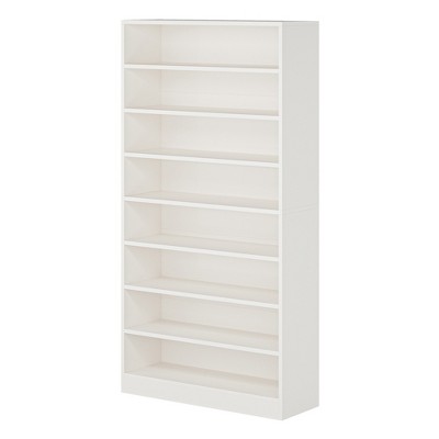 Lirago White 9-Tier Shoe Cabinet E1 Particle Board 31.5x11.8x70.86 Holds 40-45 Pairs Shoes Storage Rack
