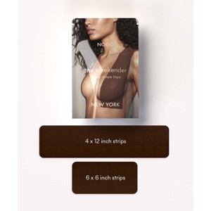 NOOD The Weekender | Pre-Cut Travel Adhesive Breast Tape, Espresso - 1 of 4