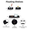 FONTOI 23.62" Floating Shelves, Wall Mounted Shelves for Bathroom, Living Room, Kitchen, Hanging Shelf for Books/Decor, White, 5.91"*1.97"*2.36" - 3 of 4