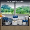 Coucheta Topmount Single Bowl Kitchen Sink,304 Stainless Steel with Workstation Ledge, Brushed Set Colander & More - 3 of 4