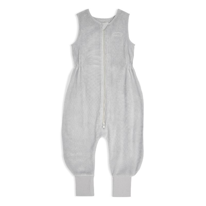 HALO Innovations Sleepsack 100% Cotton Micro Fleece Toddler Wearable Blanket - Gray Polar, 1 of 7